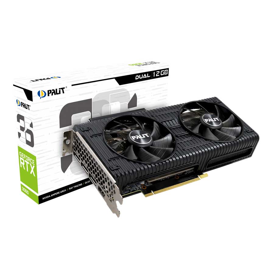 کارت گرافیک پلیت مدل GeForce RTX3060 Dual 12GB