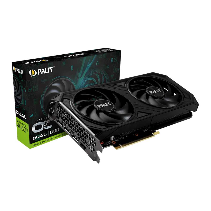 کارت گرافیک پلیت مدل GeForce RTX 4060 Ti Dual OC 8GB GDDR6