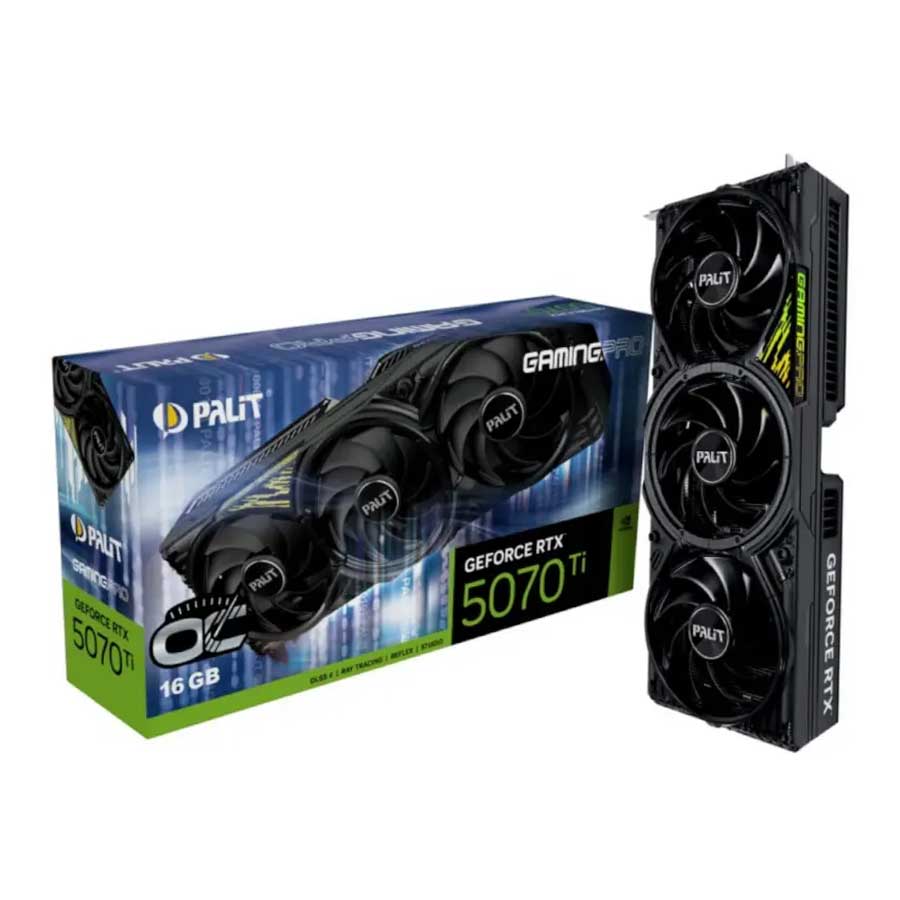 کارت گرافیک پلیت مدل GeForce RTX 5070 Ti GamingPro 16GB GDDR7