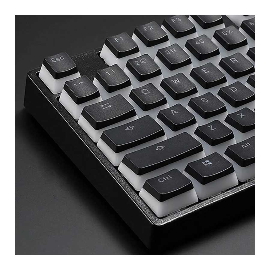 کلید کیبورد ردراگون مدل PBT Scarab Pudding A130 Black