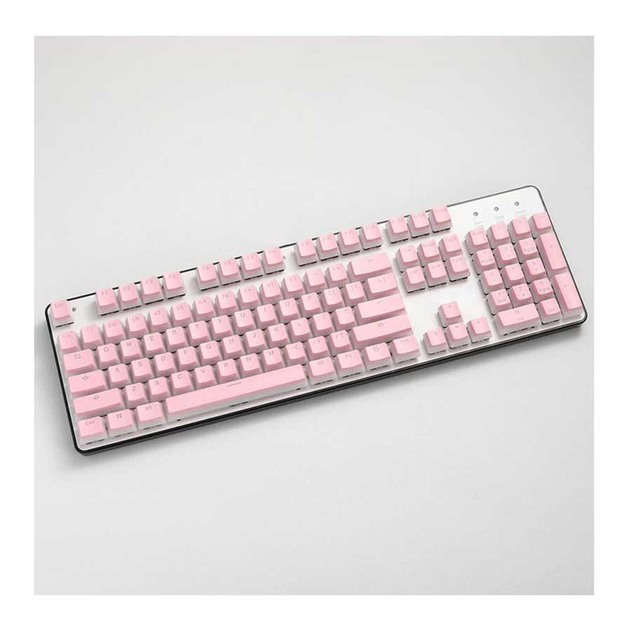 کلید کیبورد ردراگون مدل PBT Scarab Pudding A130 Pink