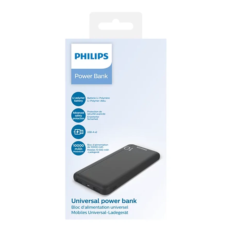پاوربانک فیلیپس ظرفیت 10000mAh