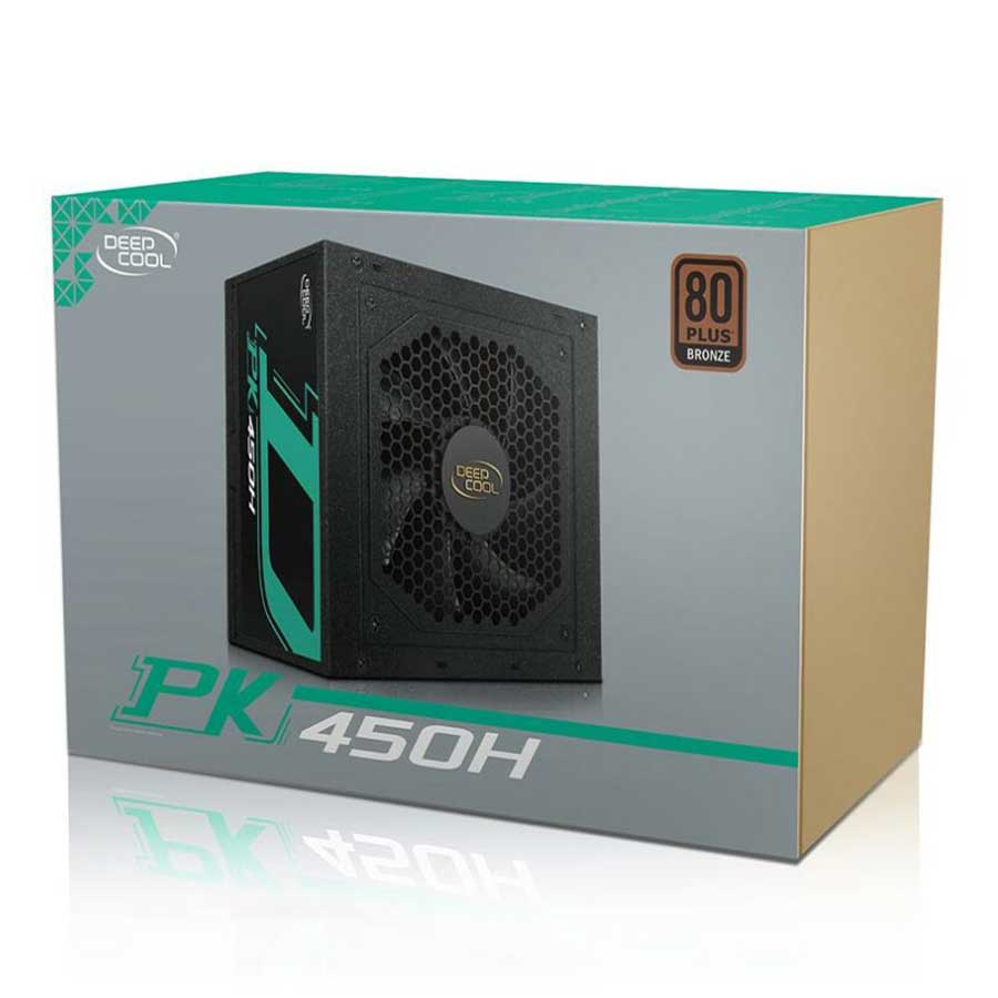 پاور کامپیوتر 450 وات نیمه ماژولار دیپ کول مدل PK450H Bronze