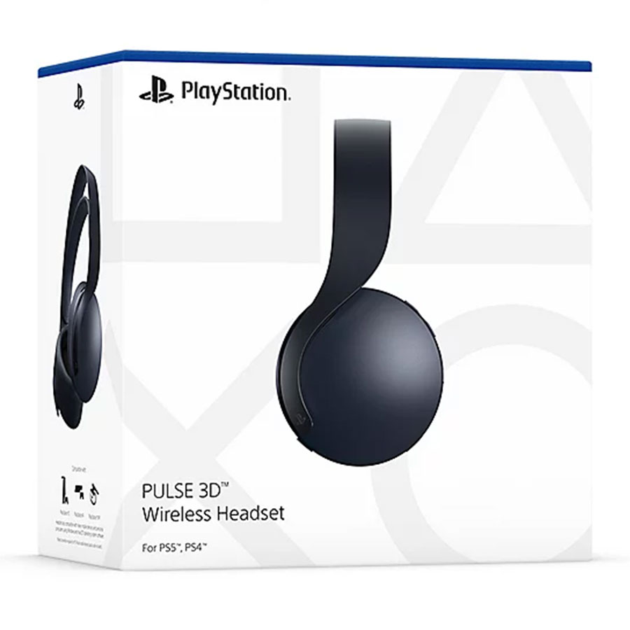 هدست گیمینگ بی‌سیم سونی مدل PlayStation 5 PULSE 3D Black