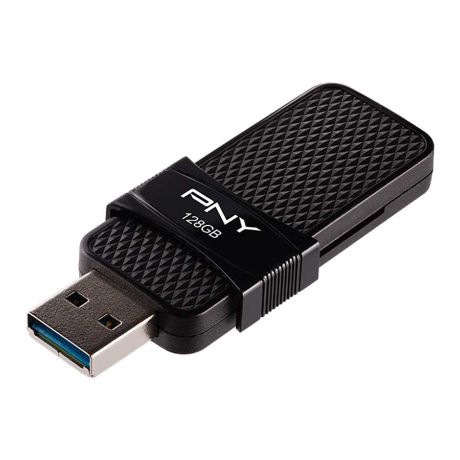 فلش مموری 128 گیگابایت USB 3.1 پی ان وای مدل DUO LINK