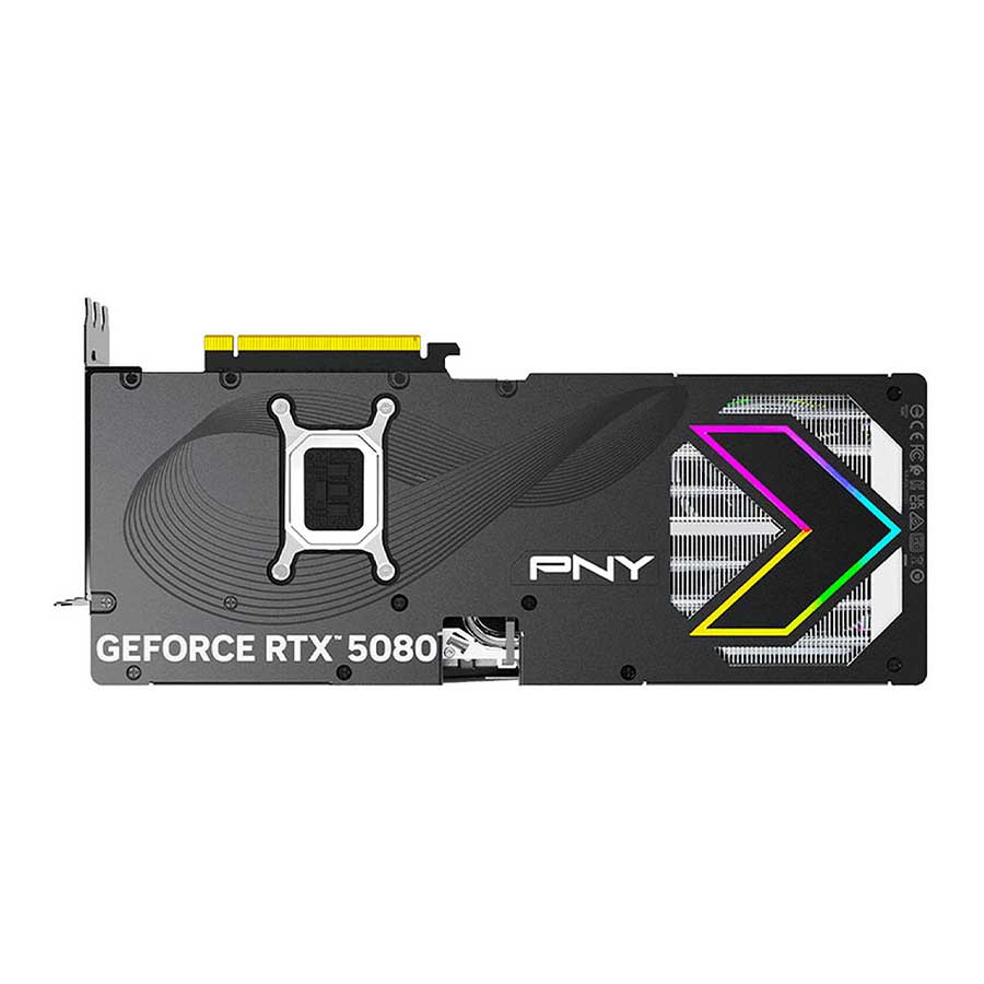 کارت گرافیک پی ان وای مدل GeForce RTX 5080 ARGB EPIC-X RGB OC Triple Fan 16GB GDDR7