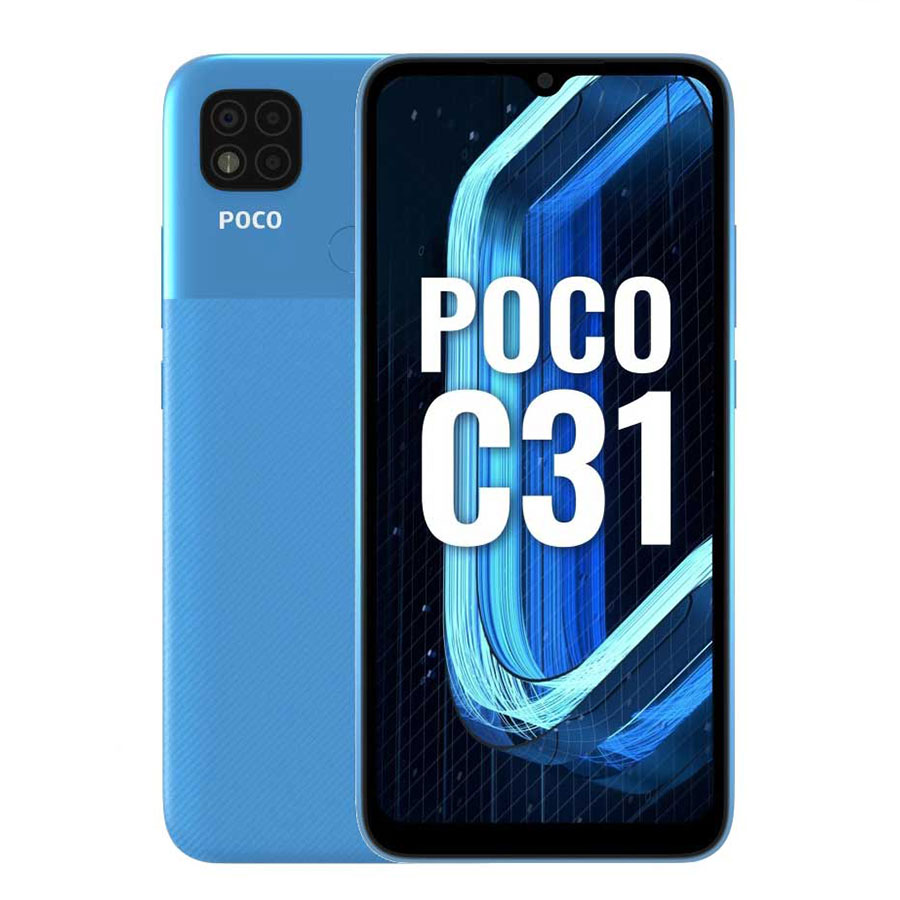 گوشی موبایل شیائومی مدل Poco C31 ظرفیت 64 و رم 4 گیگابایت