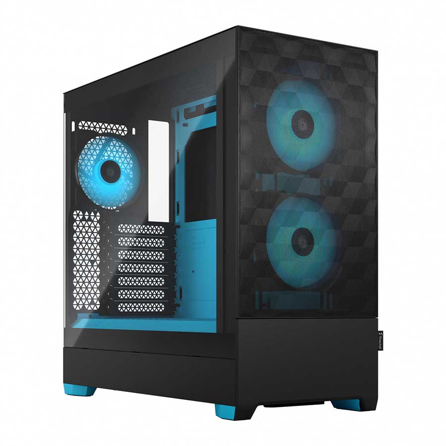 کیس کامپیوتر فرکتال دیزاین مدل Pop Air RGB Cyan Core