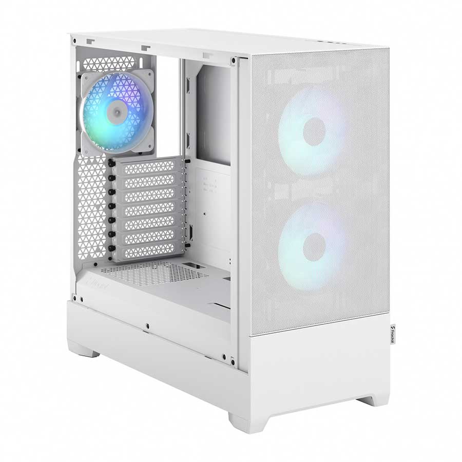 کیس کامپیوتر فرکتال دیزاین مدل Pop Air RGB White TG Clear Tint