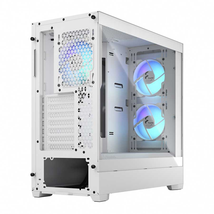 کیس کامپیوتر فرکتال دیزاین مدل Pop Air RGB White TG Clear Tint