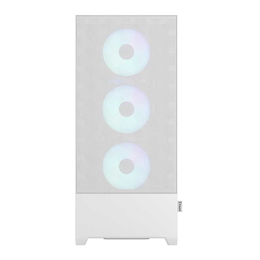 کیس کامپیوتر فرکتال دیزاین مدل Pop XL Air RGB White TG Clear