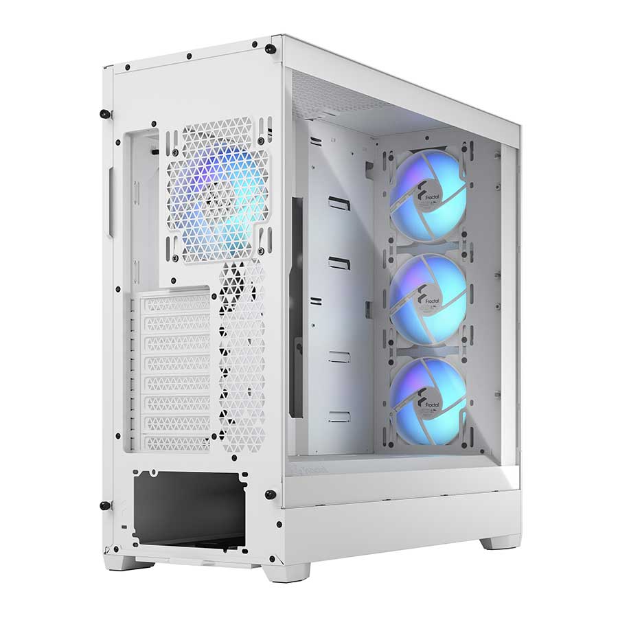 کیس کامپیوتر فرکتال دیزاین مدل Pop XL Air RGB White TG Clear