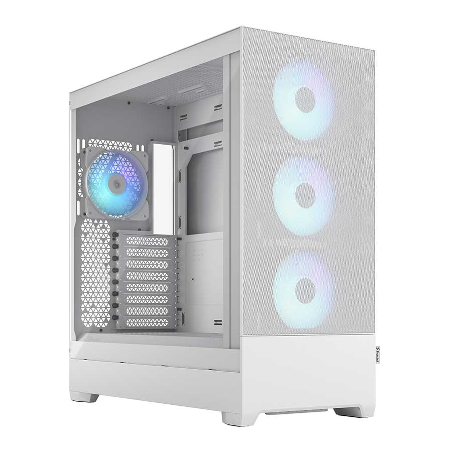 کیس کامپیوتر فرکتال دیزاین مدل Pop XL Air RGB White TG Clear