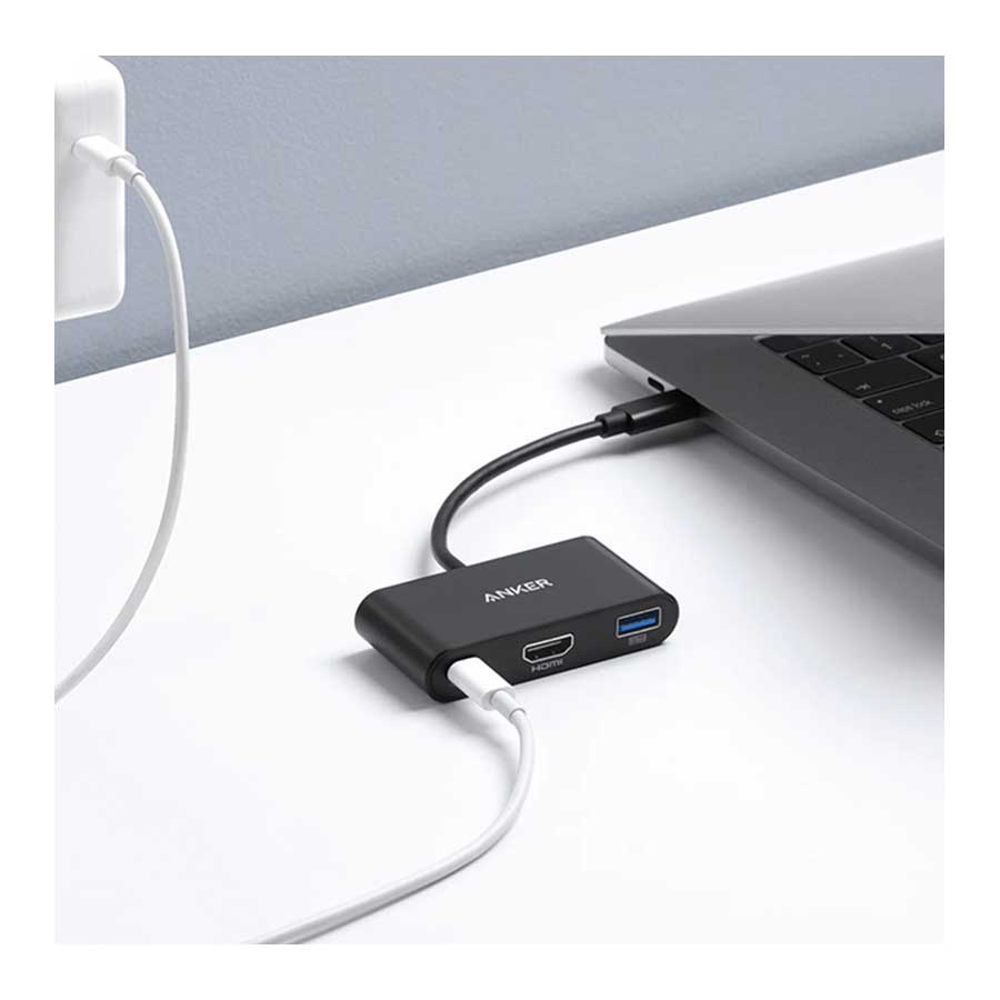 هاب USB-C سه پورت انکر مدل PowerExpand A8339