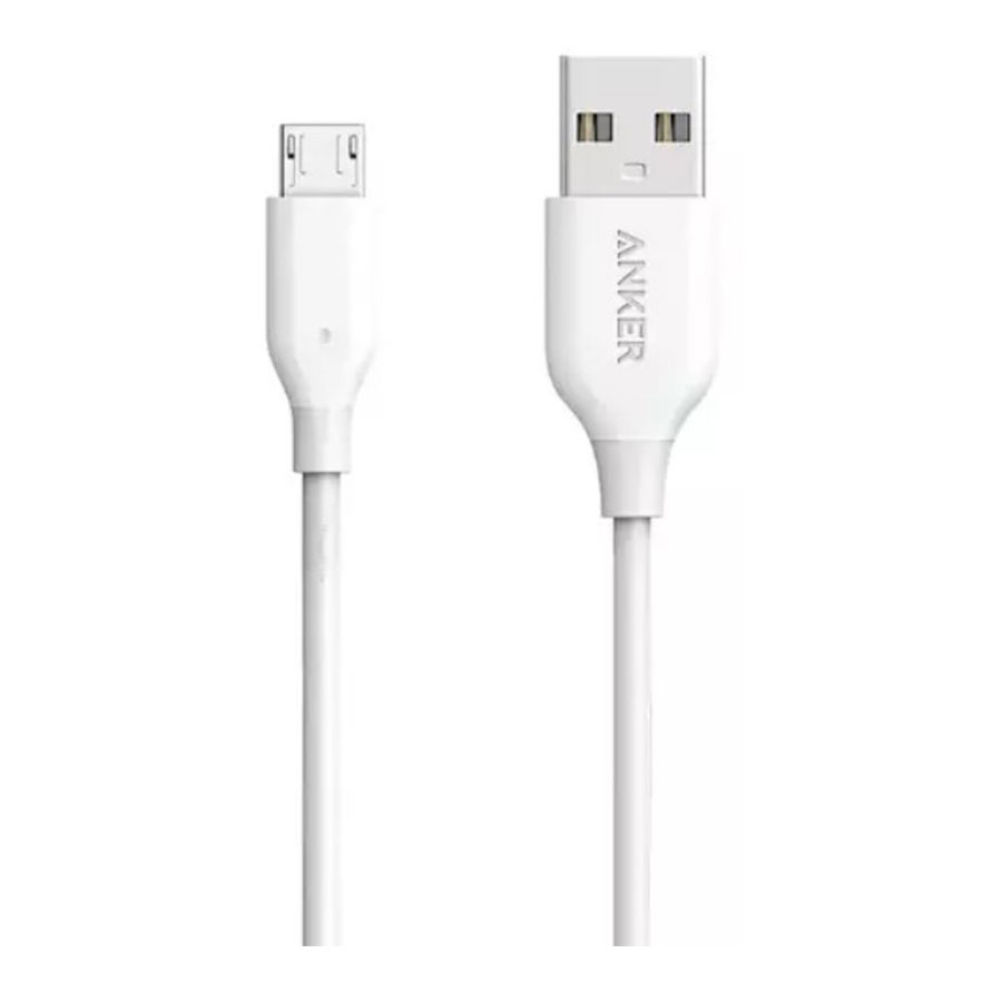 کابل 0.9 متری تبدیل USB به MicroUSB انکر مدل PowerLine A8132