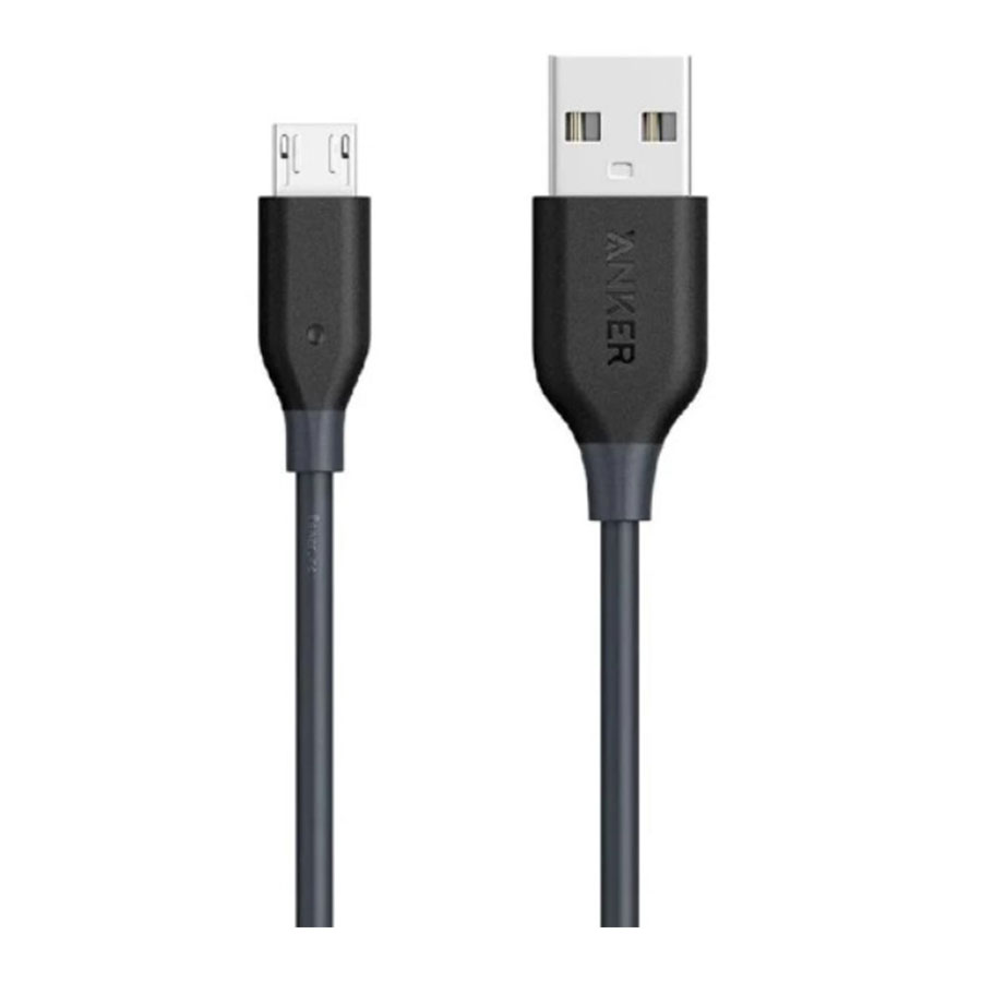 کابل 0.9 متری تبدیل USB به MicroUSB انکر مدل PowerLine A8132