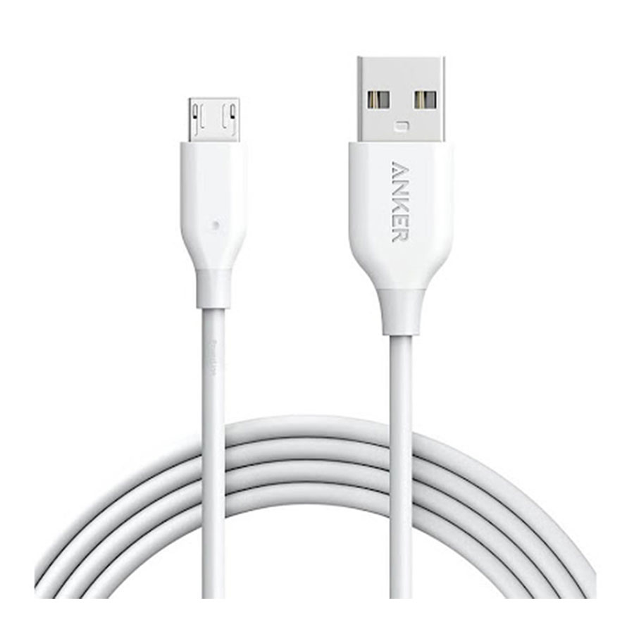 کابل 1.8 متری تبدیل USB به MicroUSB انکر مدل PowerLine A8133