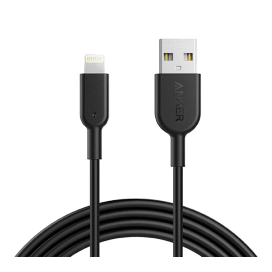 کابل 0.9 متری تبدیل USB به لایتنینگ انکر مدل Powerline II A8432