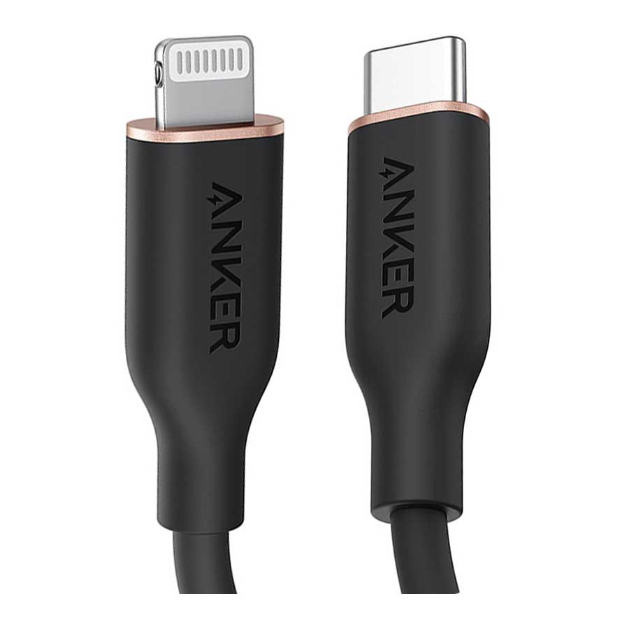 کابل 0.9 متری تبدیل USB-C به لایتنینگ انکر مدل PowerLine III A8662