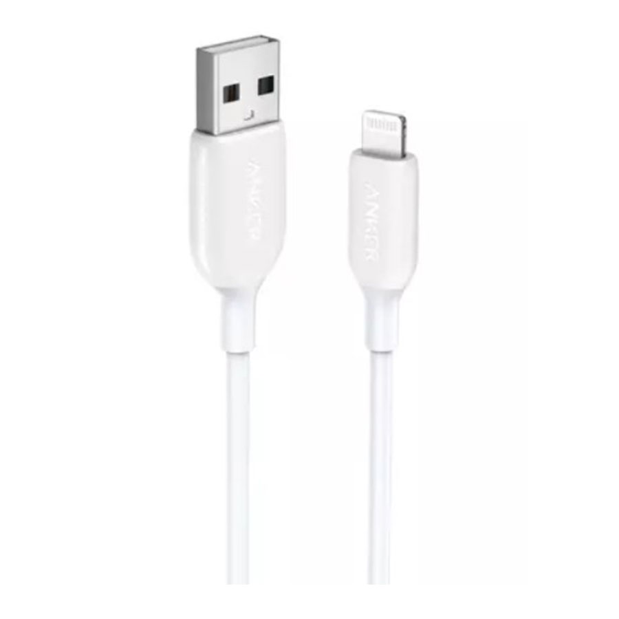 کابل 0.9 متری تبدیل USB به لایتنینگ انکر مدل PowerLine III A8812