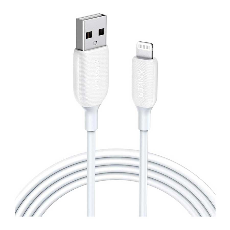 کابل 1.8 متری تبدیل USB به لایتنینگ انکر مدل Powerline III A8813