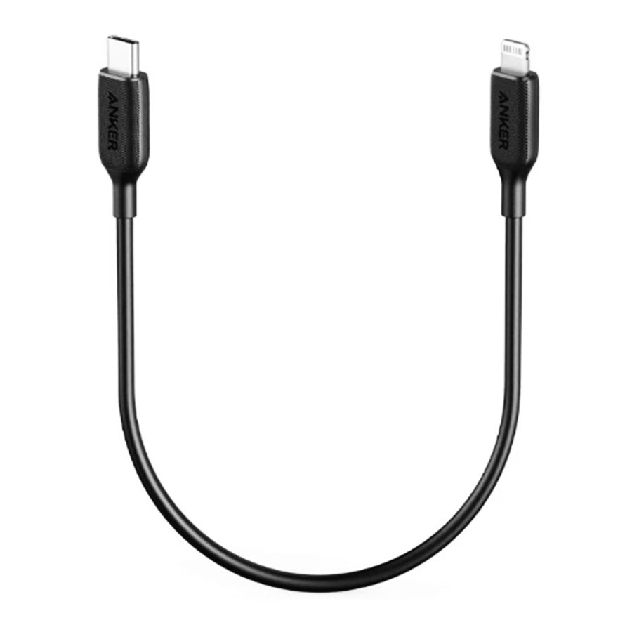 کابل 0.3 متری تبدیل USB-C به لایتنیگ انکر مدل PowerLine III A8831