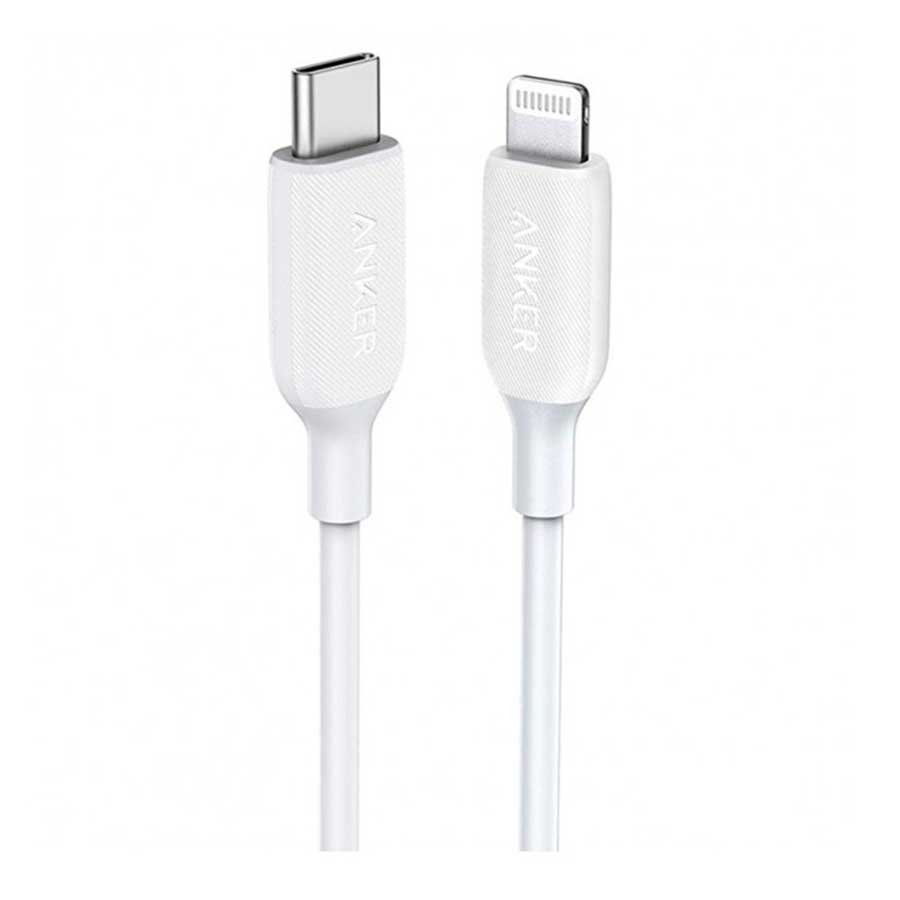 کابل 0.9 متری تبدیل USB-C به لایتنینگ انکر مدل PowerLine III A8832