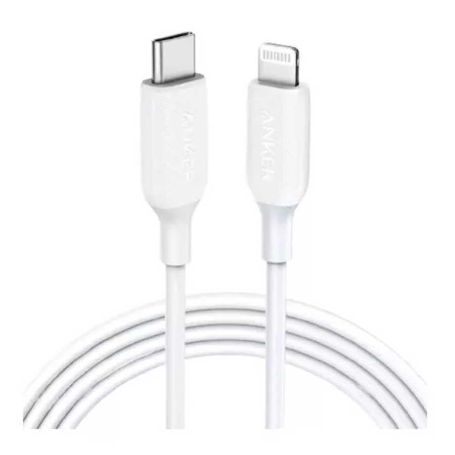 کابل 0.9 متری تبدیل USB-C به لایتنینگ انکر مدل PowerLine III A8832