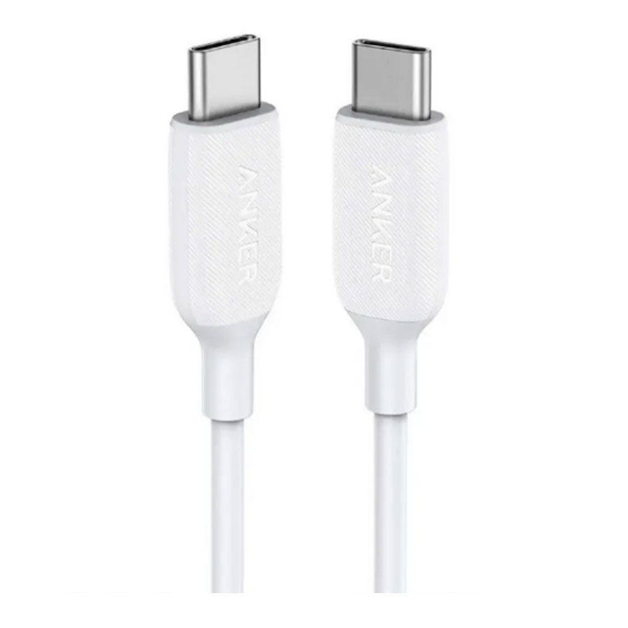 کابل 0.9 متری تبدیل USB-C به USB-C انکر مدل PowerLine III A8852