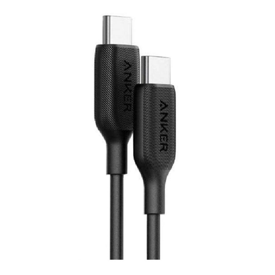 کابل 0.9 متری تبدیل USB-C به USB-C انکر مدل PowerLine III A8852