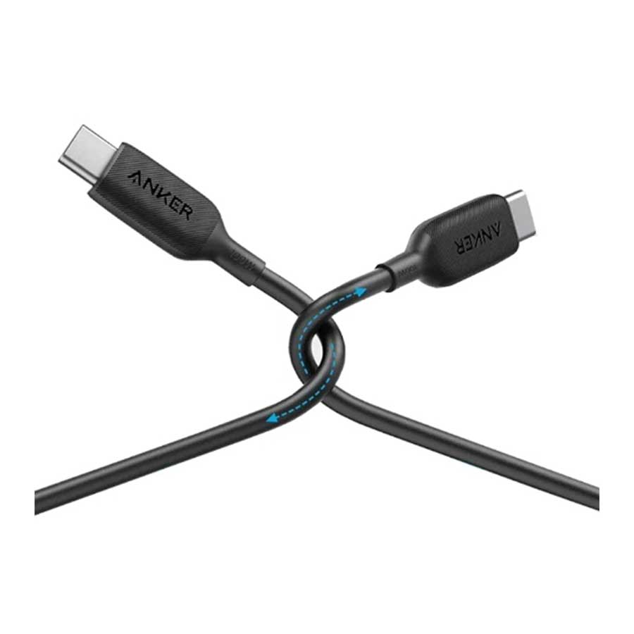 کابل 1.8 متری تبدیل USB-C به USB-C انکر مدل PowerLine III A8856