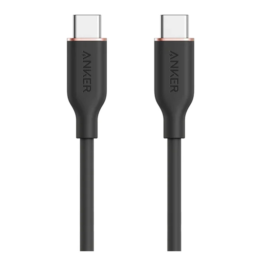 کابل 1.8 متری تبدیل USB-C به USB-C انکر مدل PowerLine III Flow A8553