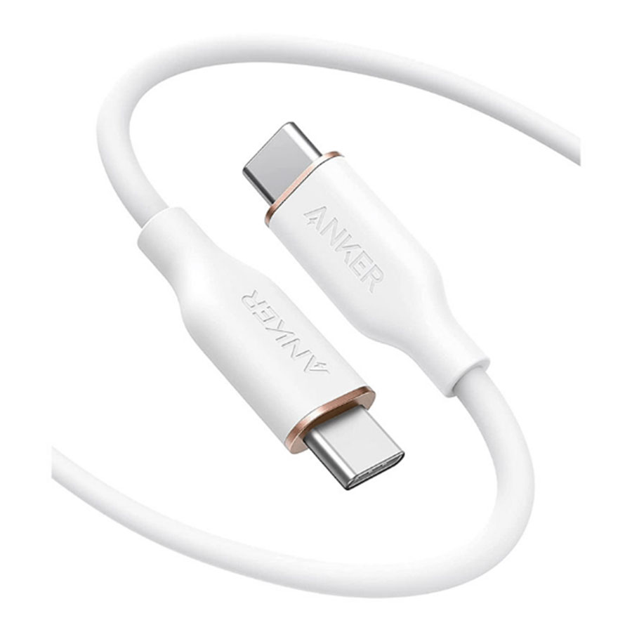 کابل 1.8 متری تبدیل USB-C به USB-C انکر مدل PowerLine III Flow A8553