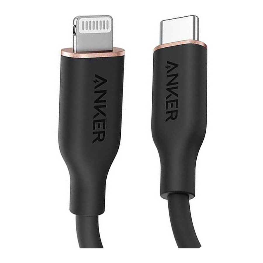 کابل 1.8 متری تبدیل USB-C به لایتنینگ انکر مدل PowerLine III Flow A8663