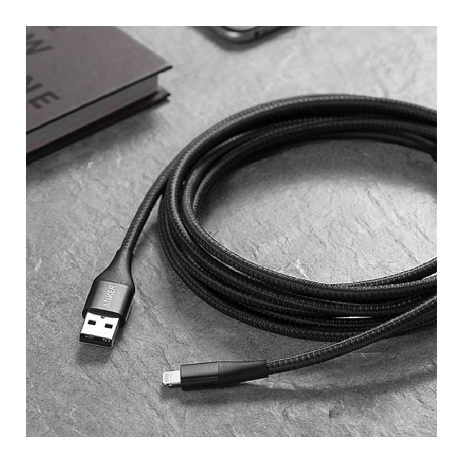 کابل 0.9 متری تبدیل USB به لایتنینگ انکر مدل Powerline+ II A8452