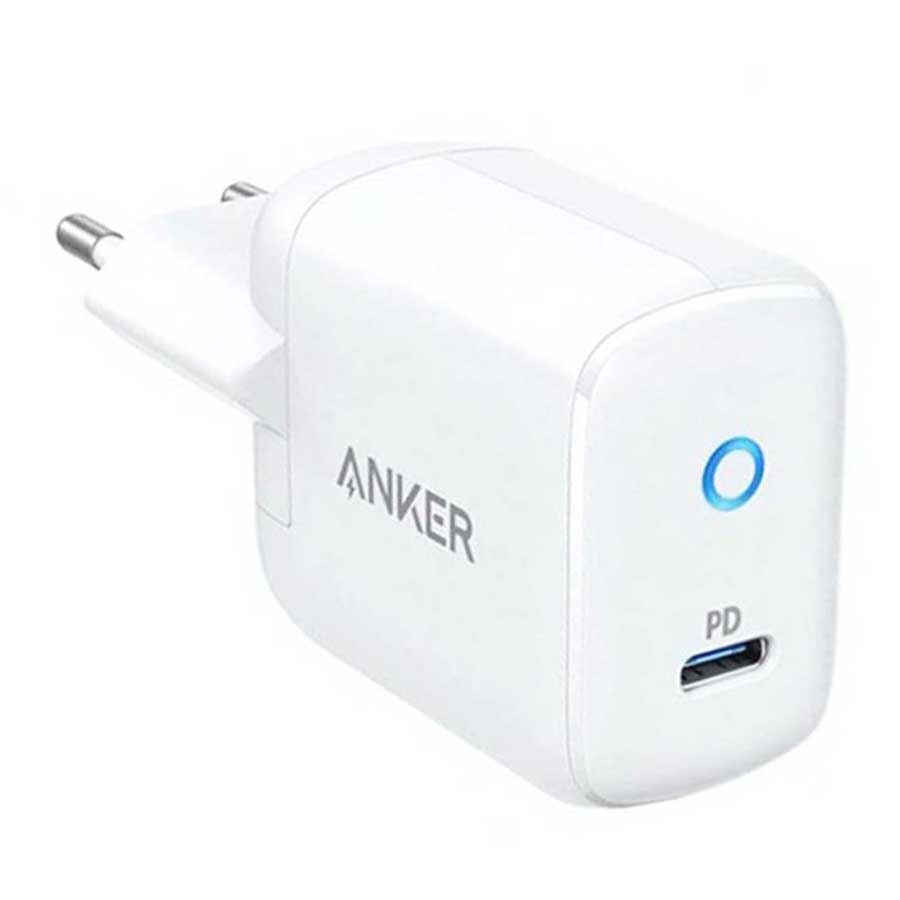 شارژر دیواری انکر مدل Powerport PD 1 B2019LD3 به همراه کابل USB-C