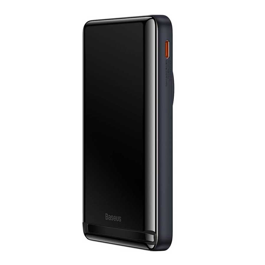 پاوربانک بی‌سیم باسئوس مدل PPCX000003 20W ظرفیت 10000mAH