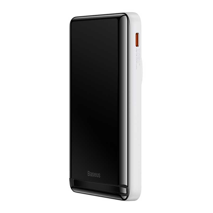 پاوربانک بی‌سیم باسئوس مدل PPCX000003 20W ظرفیت 10000mAH