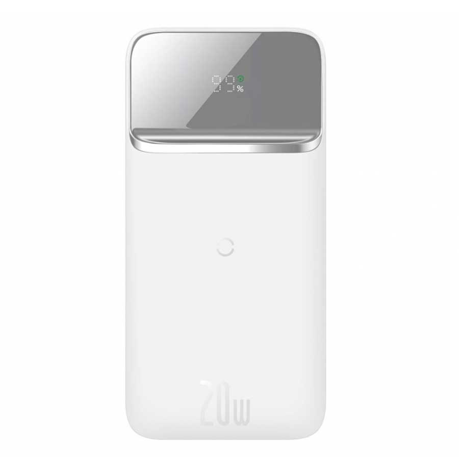 پاوربانک بیسیم باسئوس مدل PPCXW10 PPMT-03 20W ظرفیت 10000mAH
