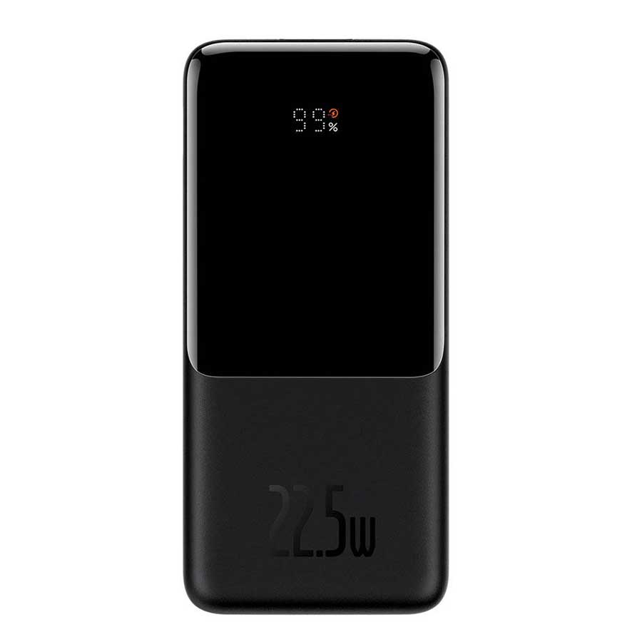 پاور بانک باسئوس مدل 22.5W Elf PPJL010001 ظرفیت 10000mAh همراه 2 کابل متصل