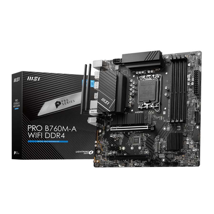 مادربرد ام اس آی مدل PRO B760M-A WIFI DDR4