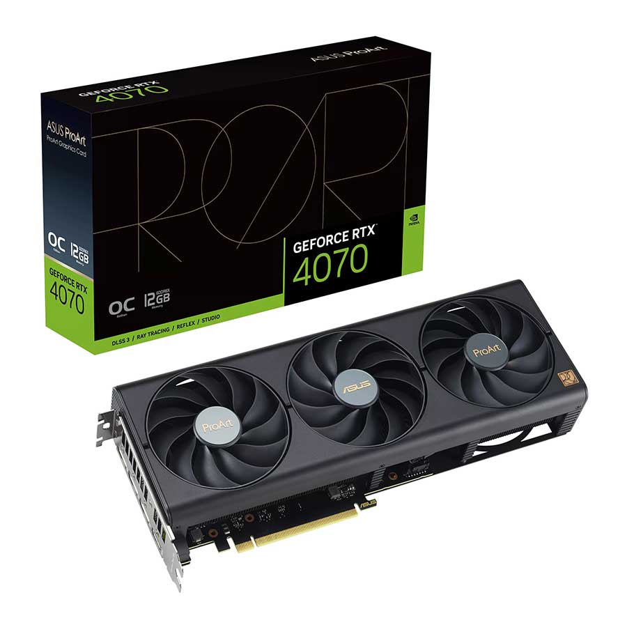 کارت گرافیک ایسوس مدل PROART-RTX4070-O12G