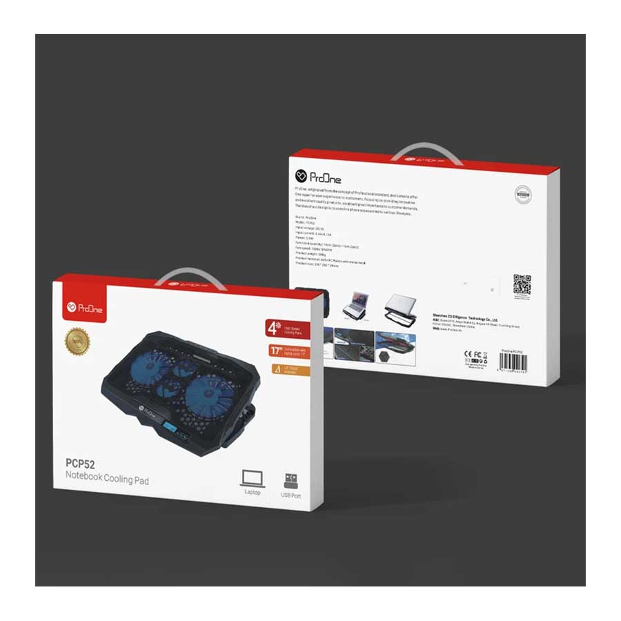 پایه خنک کننده لپ تاپ پرووان مدل PCP52 RGB