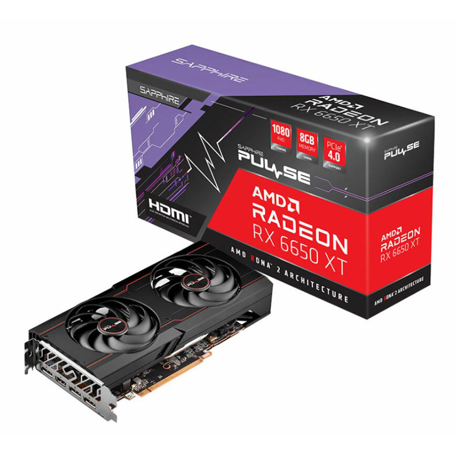 کارت گرافیک سافایر مدل PULSE AMD Radeon RX6650 XT 8GB