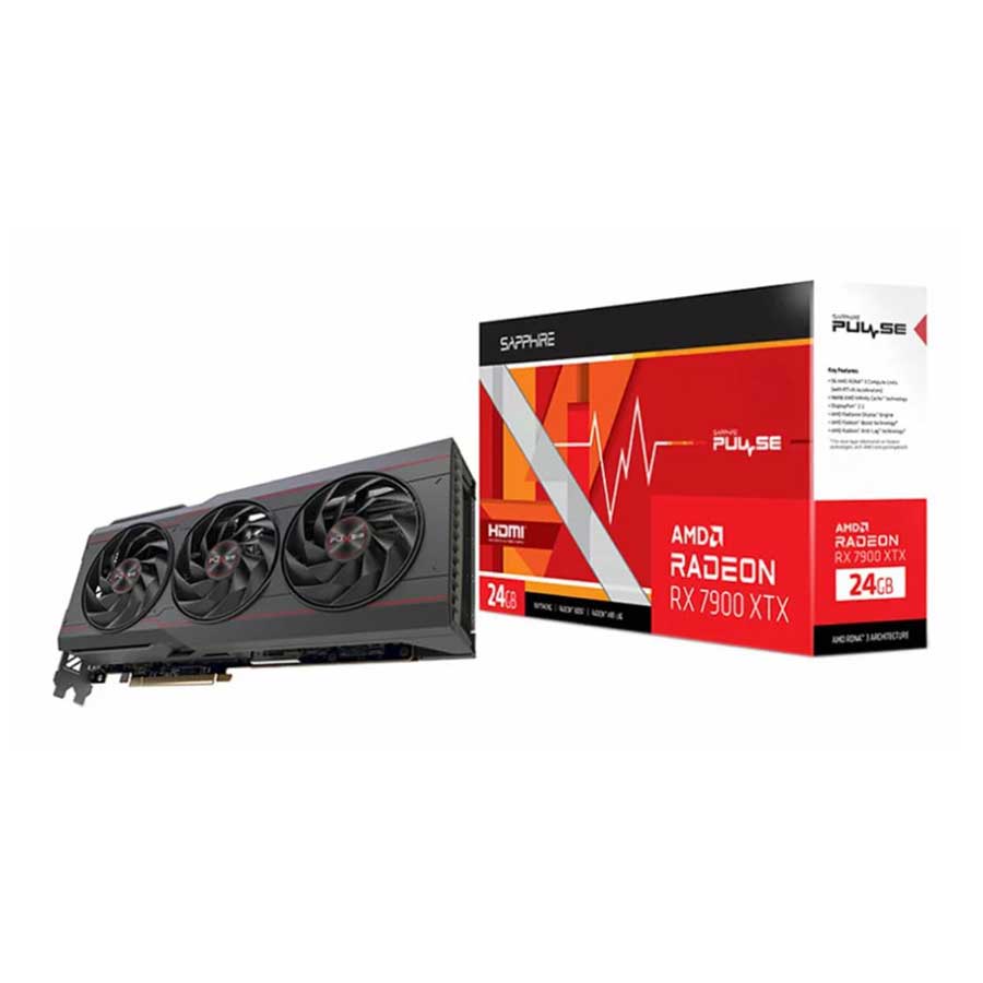 کارت گرافیک سافایر مدل PULSE AMD Radeon RX7900 XTX 24GB