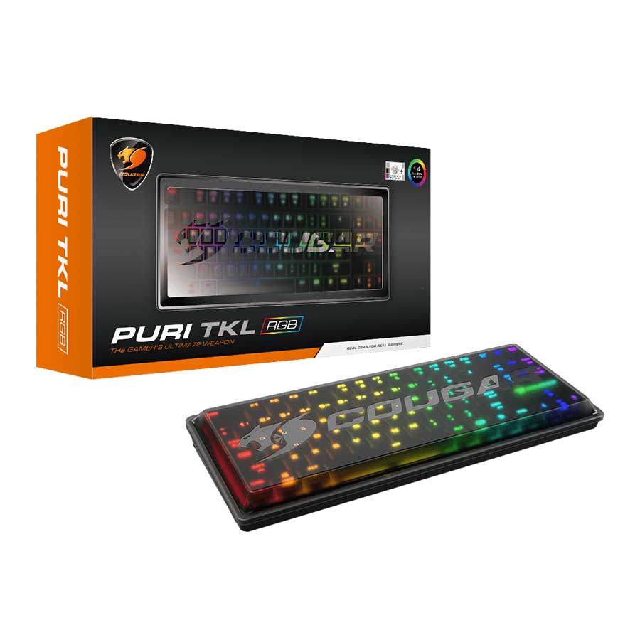 کيبورد گیمینگ باسیم کوگار مدل PURI TKL RGB