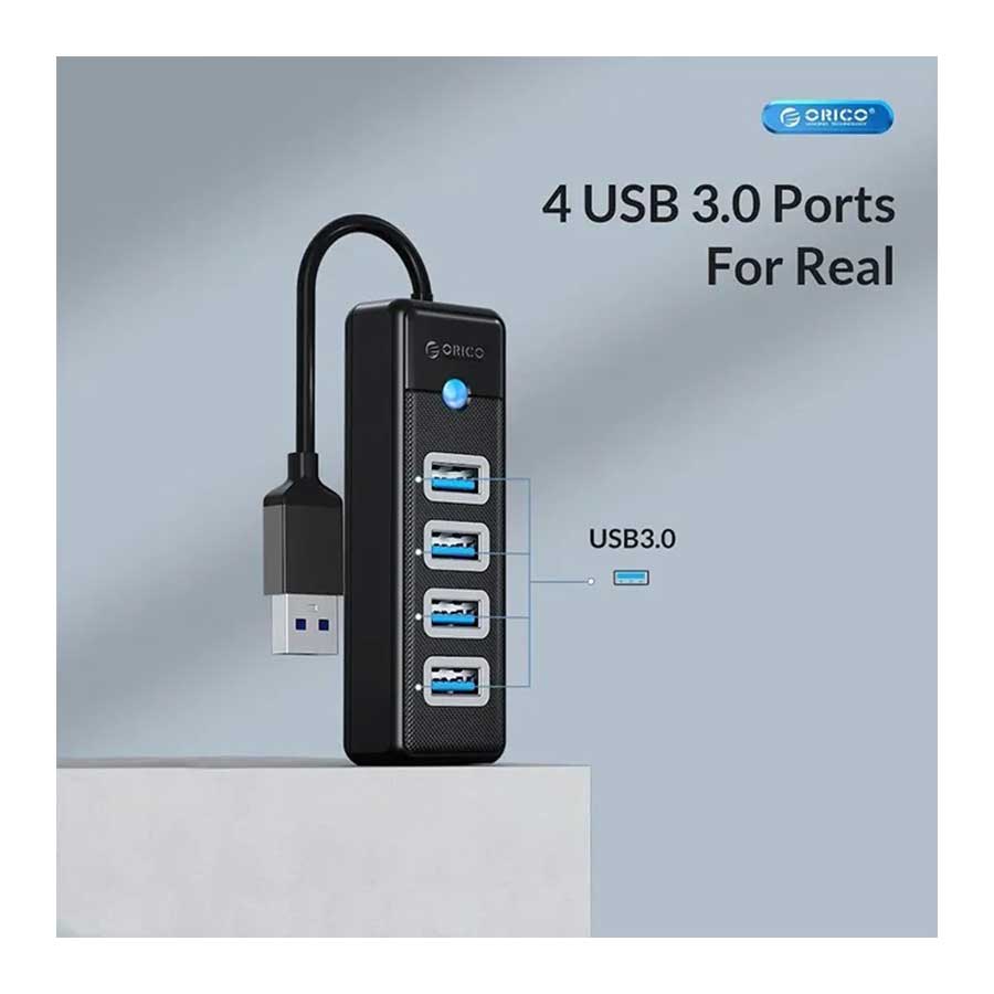 هاب USB 3.0 چهار پورت اوریکو مدل PW4U-U3