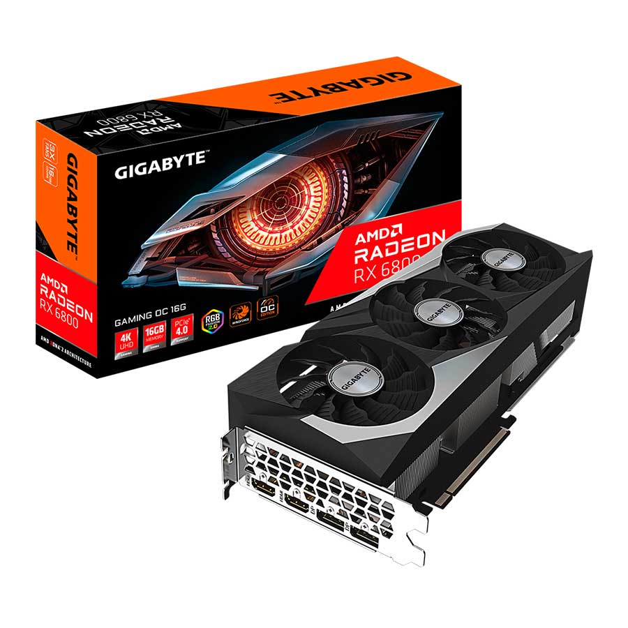 کارت گرافیک گیگابایت مدل Radeon RX6800 GAMING OC 16G GDDR6