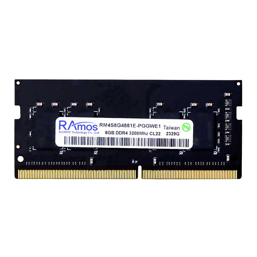 رم لپ تاپ راموس مدل RM4S8G 8GB 3200MHz CL22 DDR4