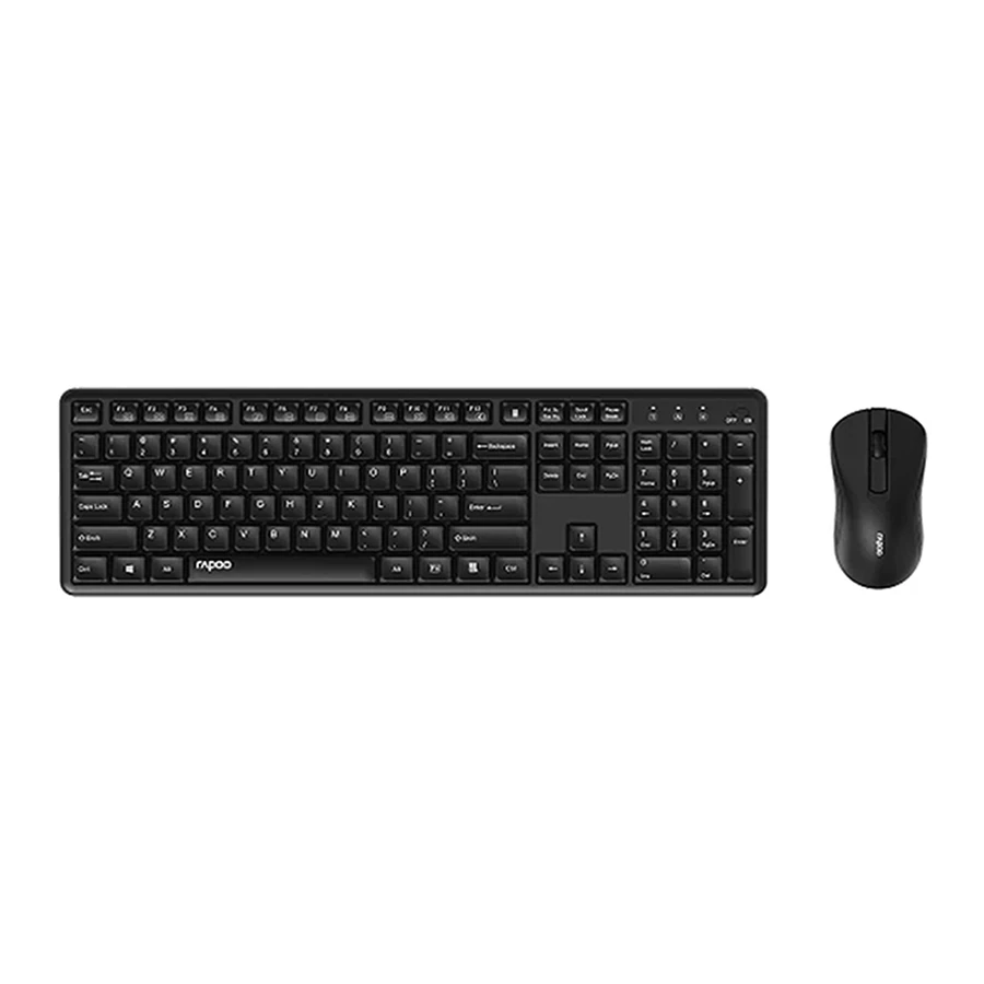 Rapoo X2100 Wireless Mouse and Keyboard کیبورد و ماوس بی سیم رپو